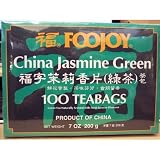 Foojoy Chinese Jasmine Green Tea - 100 Tea Bags (7.0 Oz