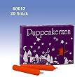 Red Candles "EWA" for Childrens Christmas Pyramids (20 pcs) - 2.5 Inch Tall x 3/8 Inch Diameter