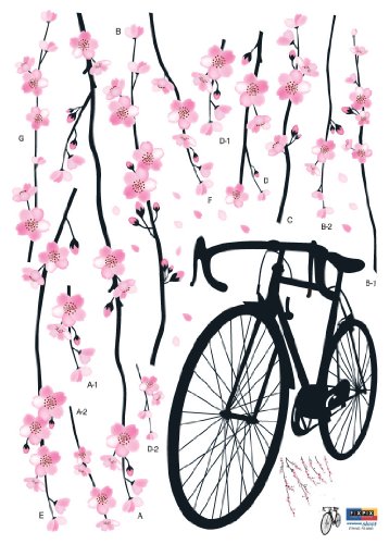 Reusable Decoration Wall Sticker Decal - Perfect Sakura Blossoms