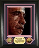 Barack Obama 24KT Gold Coin Inauguration Photo Mint âChangeâ