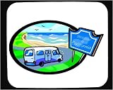 Mouse Pad with camper, sign, rv