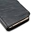 Madewithlove® Smart Wallet Case Flip Cover for iPhone 6 4.7 Inch - Combo with Built-in Stand - Pu Leather Case + Super Fiber Exterior Cover - Double-layer Protective Style Case with Business Card Solt and Cash Compartment for Apple iPhone 6 4.7 Inch - Black