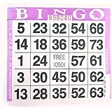 1on Orchid Bingo Paper Cards- (500 Sheets Per Pack)