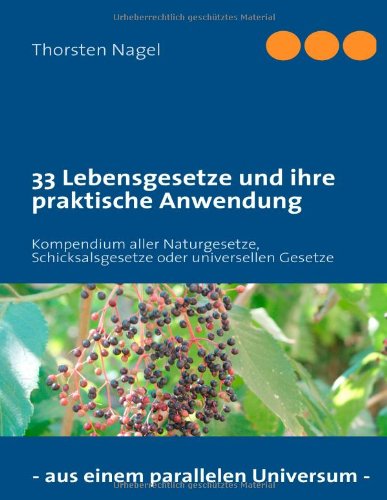Books on Demand 33 Lebensgesetze und ihre praktische Anwendung: Kompendium aller Naturgesetze, Schicksalsgesetze oder universellen Gesetze