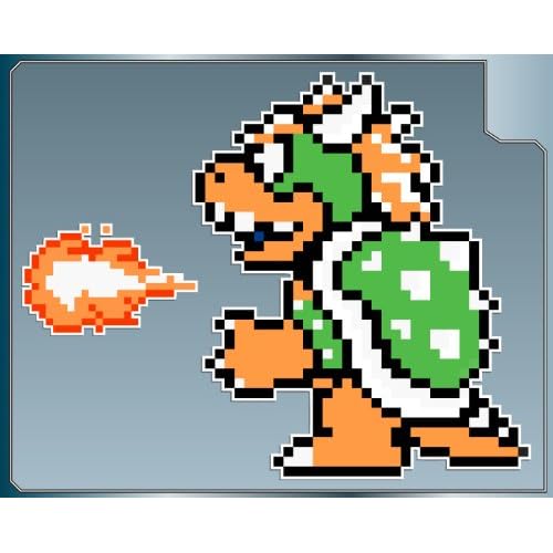 Amazon.com: BOWSER 8Bit from Super Mario Bros. 3 vinyl decal sticker