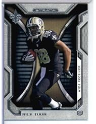 2012 Topps Strata Hobby Football Card #51 Nick Toon RC - New Orleans Saints (RC - Rookie Card) NFL Trading Cards