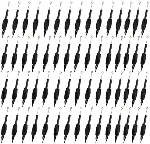 60pcs Professional Mixed of Pre-sterilized Tattoo Needles Disposable Counts of and Tubes Combo Size 3rl 5rl 7rl 9rl 3rs