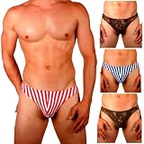 Mens New Printed Thong Underwear Gary Majdell Sport