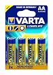 Varta Longlife Extra AA Alkaline 1.5 Volt Batteries - 4-Pack