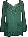 Agan Traders 2025 Spring Long Sleeve Embroidered Blouses - Medieval Bohemian Fall Tops - Vintage Tunic Women's Blouses Kurta