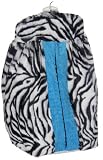 Baby Doll Zebra Minky Diaper Stacker, Blue