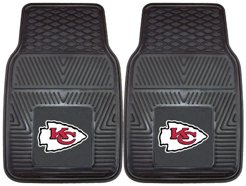 Nifty 8899 NFL-Kansas City Chiefs Vinyl Universal Heavy Duty Fan Floor Mat