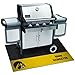 FANMATS - 12120 NCAA University of Iowa Hawkeyes Vinyl Grill Mat, Black, 26