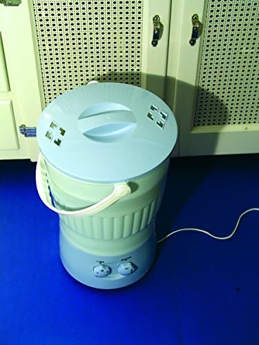 Wonder Washer. Best Cheap and Portable Mini (13x18 Inch) Laundry Washing Machine. Electrical Appliance for Clothes. Top Load. Blue.