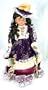 African American Porcelain Doll - Crimson Collection