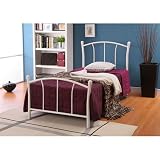 Penny 3Ft Glossy White Single Bed Frame