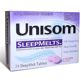 Unisom SleepMelts Tablets, Cherry Flavor - 24 ea