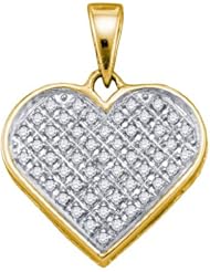 0.15CTW DIAMOND HEART PENDANT