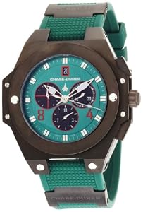 Chase-Durer Men's 779.4BEB Conquest Sport Chronograph Stainless Steel and Green Rubber Watch from Chase Durer