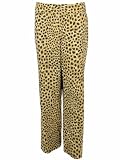 Judith Hart Womens Animal Attraction Cheetah Pants Misses 12 Petite