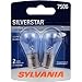SYLVANIA - 7506 SilverStar Mini Bulb - Brighter and Whiter Light, Ideal for Daytime Running Lights (DRL) and Back-Up/Reverse Lights (Contains 2 Bulbs)