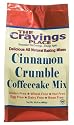 The Cravings Place Cinnamon Crumble Coffeecake Mix, 23.5-Ounce Bags (Pack of 6)