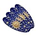Celestial Suns Moon Shooting Stars Double-Sided Oval Nail File Emery Board Set 4 Pack