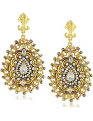 Azaara "Florentine" Sahara Bead Teardrop Earrings