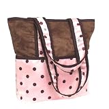 Hoohobbers Dots Pink Tote Diaper Bag