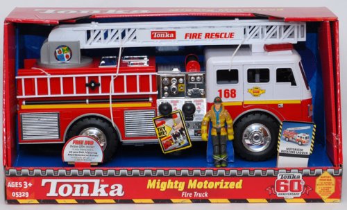 Tonka Mighty Motorized Fire Engine with Figure