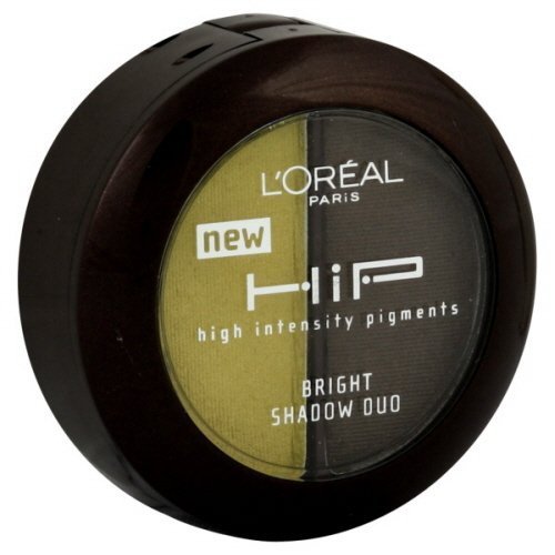 L'Oreal Paris HIP High Intensity Pigments Bright Shadow Duo, Riotous 328 (2-Pack)H.I.P Eyeshadow is a concentrated eyeshadow duo formulated with high intensity pigments that do not fade when applied to skin. Compact includes mirror and shadow applicator sponge. Discover the secret for bold, bright color for high impact eyes.