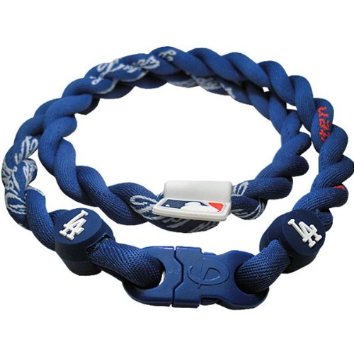 Phiten Tornado Mlb X30 Necklaces - Los Angeles Dodgers