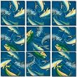 Deep Sea Fish Scramble Squares Puzzle