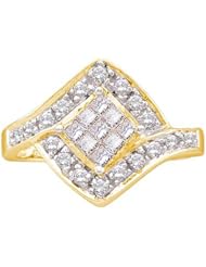 0.50 CTW DIAMOND INVISIBLE RING