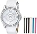 XOXO Women's XO9063 Analog Display Analog Quartz White Watch