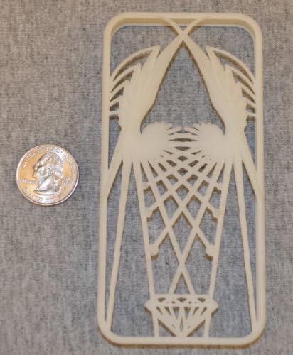 3D Printed Wings iPhone 5 Case, Red