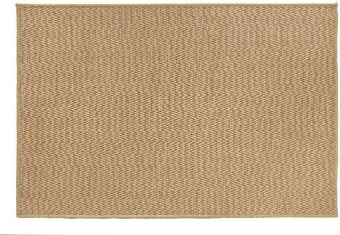 Extra Weave USA Basic Jute Herringbone Rug, 4-Feet by 6-Feet