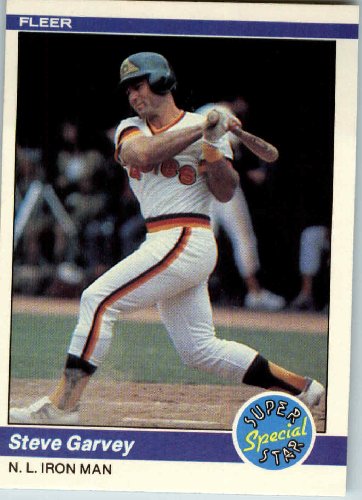 1984 Fleer # 628 Steve Garvey San Diego Padres Baseball Card - Mint Condition - Shipped In A Protective Screwdown Display Case!