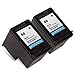 Printronic Remanufactured Ink Cartridge Replacement for HP 60 CC640WN (2 Black)