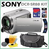 Sony DCR-SR88 120GB Hard Disk Drive Handycam® Camcorder with 60x Optical Zoom and 2.7-inch Widescreen LCD + 8GB Accessory Kit