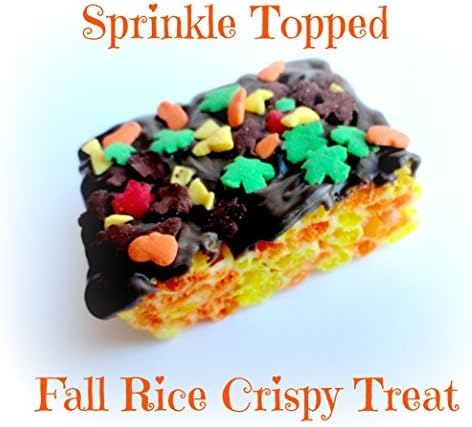 Thanksgiving Milk Chocolate Dipped Sprinkles Covered Rice Krispies Treats Crispy Crispies