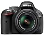 Nikon D5200 Digital SLR Camera with 18-55mm VR Lens Kit - Black (24.1MP) 3 inch LCD