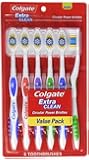 Colgate Extra Clean Toothbrush Full Head, 6 Count