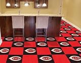 Cincinnati Reds Carpet Tiles