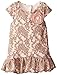 PIPPA & JULIE Little Girls' Lace Drop Waist Dress