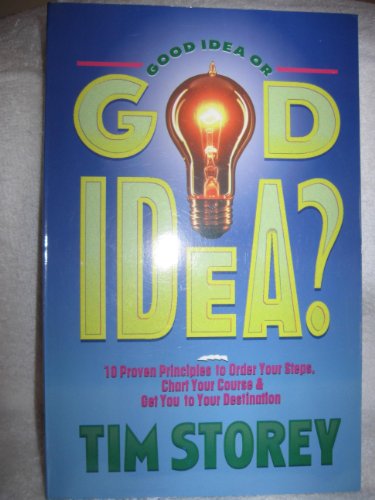 GOOD IDEA OR GOD IDEA