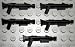Little Arms Weapons - 5 Rifle for E.g. Lego Star Wars Stormtrooper Figures