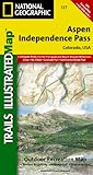 Aspen & Independence Pass Area, Colorado Trails Illustrated Map # 127 (National Geographic Maps: Trails Illustrated)