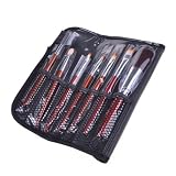 7PCS Makeup Brush Cosmetic Brushes Set With Faux Leather Bag