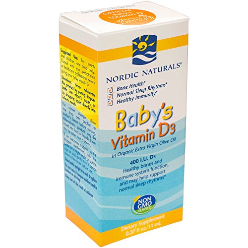 Nordic Naturals Baby’s Vitamin D3 Drops, Healthy Bones and Immune
